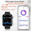 F300 Smartwatch mit Alarmfunktion, Herzfrequenz- und Blutdruckmessung 3