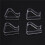 4 Pcs Home Party Clear Plastic 20mm-35mm Desk Table Cloth Clips 7