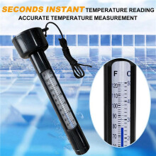 2X Thermomètre de Piscine, Thermomètre de Température de Piscine Flottant, Facile à Lire, pour Piscines et Spas Extérieurs et Intérieurs