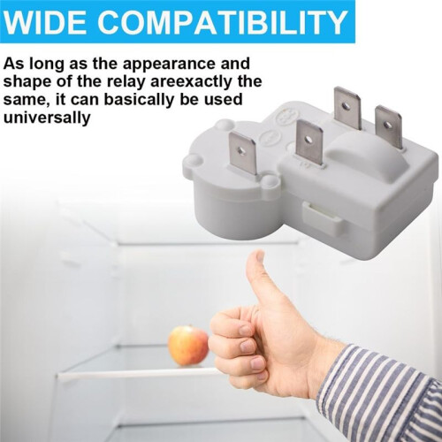 2Pcs Refrigerator Freezer Compressor  Relay ZHB65-120P15 Overload Protection PTC for   Hotpoint 2