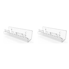 2X Support de Disque Vinyle, Support de Disque Vinyle en Acrylique, Stockage de Disque Vinyle, Lecteur de Disque Maintenant en Cours de Lecture,