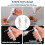 4 Pcs Glitter Duster Sprayer Transparent  Glitter Spray-Bottle Empty Multi-Purpose Empty Plastic Spray-Bottle 50ml 4