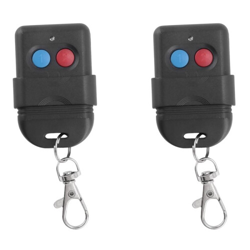 2X 8 Dip  330Mhz  Copy Remote Control Fixed Code 2 CH Duplicator for Gate Garage Door Opener or Alarm System