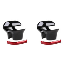 2X für VOXY/NOAH 90 Series 2022 2023 Auto Schaltknauf Cover Trim Dekorativer Aufkleber Bright Black
