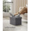 Foldable Storage Ottoman - Fabric - Light Grey - Space-Saving Design 2