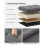 Foldable Storage Ottoman - Fabric - Light Grey - Space-Saving Design 3