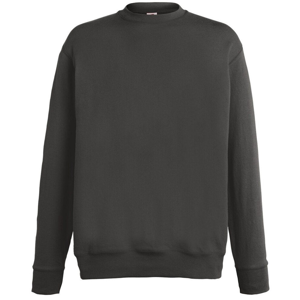 Fruit Of The Loom (Xl, Light Graphite) Mens Lightweight Drop Shoulder Sweatshirt