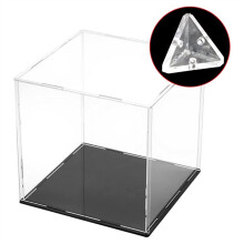 60Pcs Acrylic Corner Brackets with Semitransparent Screws Clear 3-Hole Right Angle Joint Brace Brackets