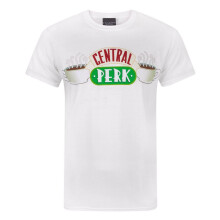 (XXL, White) Friends Mens Central Perk T-Shirt