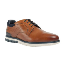 (9 UK, Tan) POD Mens Merlin Leather Casual Shoes