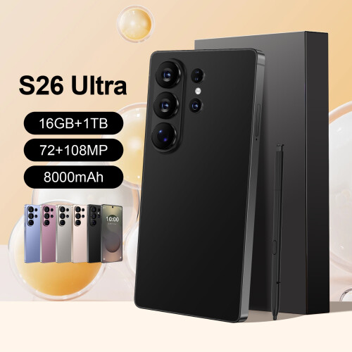 (Grey) S26 Ultra 7.3-inch 3+64GB Android smartphone 1