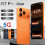 (Orange) I17 Pro Max 7.3-inch Smart Island 16+1T Android Phone 2