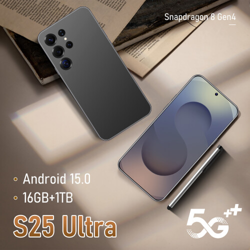 (Grey) S25 Ultra 7.3-inch 3+16GB Android Smart 4G Phone 1