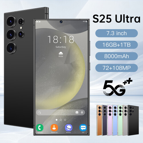 (Grey) S25 Ultra 7.3-inch 3+64G smart Android phone 2