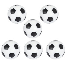 24 Stuks Kleine Voetbalstijl Tafelbal Tafelvoetbal Hard Plastic Tafelbal Tegenhanger Spel Kinderen Speelgoed