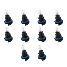 10 Pcs Front Daytime Running Light Bulb with Base 6216F6 89072904 PH24W for 3008 5008 C5 12V 24W