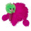 (red) Funny Wooden Ostrich Marionette String Puppet Toy 1