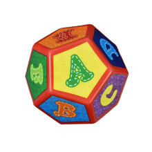 (Letters A-L) Partyzubehör für die ganze Familie: Spielbrett, 12-seitiger Würfel (60 g)