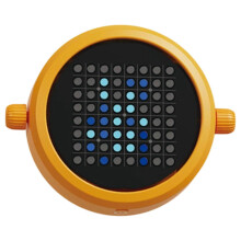 (Orange) Handheld Noughts and Crosses Game 5-in-1 Brain Memory Exercise Kids 7+ Travel Voice Orange