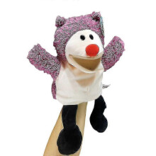 (purple hedgehog) Toy Kids Gift Animal Hand Puppet Plush Doll Educational
