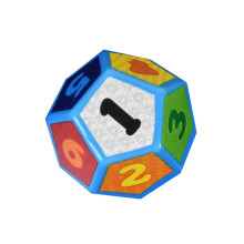 (Numbers 1-12) Partyzubehör für die ganze Familie: Spielbrett, 12-seitiger Würfel (60 g)