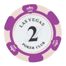 (2 Face Value) Bærbare pokersjetonger med flere valører i Las Vegas-kasino