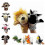 (Zebra) Hand Puppet Plush Animals Lion Elephant Dinosaur Monkey Baby Gift 24cm 1