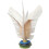 (White) Lot de 3 Jianzi chinois en plumes 1