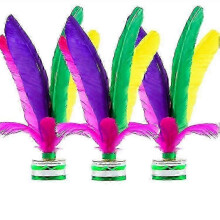 (Colorful) 3 PCS Chinese Jianzi Kicking Featherball