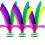 (Colorful) 3 PCS Chinese Jianzi Kicking Featherball 1