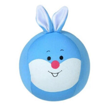 (Rabbit) Handmade Knitted Footbags Soft Cartoon Animal Kick Balls for Indoor Outdoor Fun