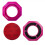 (Rose Red) Bowling Sanding Pad Holder with Suction Cup Base for Ball Maintenance 1