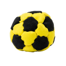 (Yellow) Juggling Footbag Ball - Soft Plush Cotton - for Children Girls