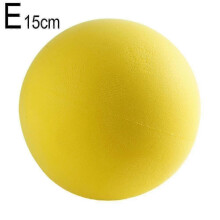 (Yellow no.2) Pallone da basket silenzioso per allenamento indoor in schiuma ad alta densità non rivestito - SÌ