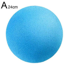 (Blue no.7) Ballon de basketball silencieux en mousse haute densité non revêtu pour entraînement en salle - OUI