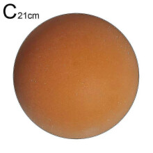 (Orange no.5) Silent Basketball Indoor Training Foam Ball Uncoated High-Density - JA