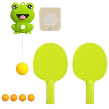 (Frog Style) Tragbares Indoor-Tischtennis-Trainingsset zum Selbstüben für Kinder