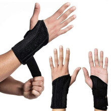 (right) Attelle de poignet pour syndrome du canal carpien, respirante, à sangles réglables, support nocturne, tendinite, arthrite