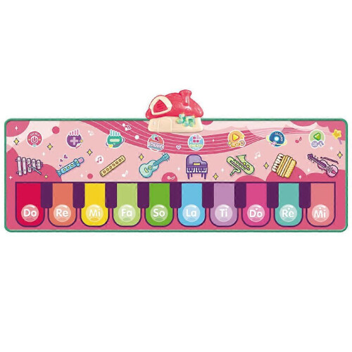 (3) Tappeto da gioco interattivo con pianoforte simulato per bambini, 28 suoni. 1