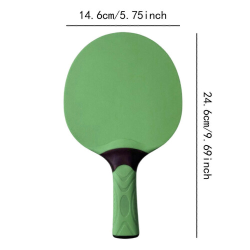 (green) Racchetta da ping pong professionale portatile e resistente alle intemperie 2