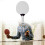 (white) Racchetta da ping pong professionale portatile e resistente alle intemperie 3