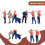 (Style A) 6x 1/50 Scale Hand Painted Miniature Tiny People Figurines 4