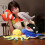(Black) Soft Shark Whale Octopus Fish Hand Puppet Plush Toy Flexibility Training 25-26cm 2