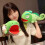 (Light green) Soft Shark Whale Octopus Fish Hand Puppet Plush Toy Flexibility Training 25-26cm 5