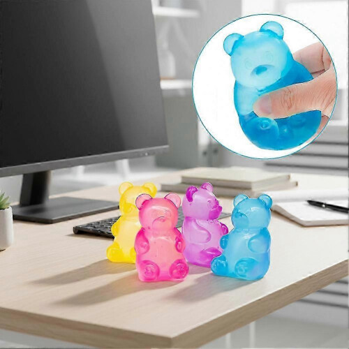 (Candy Bear Blue) Myk, bærbar stressavlaster for kontorskole 2