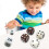 (2 Sets) 1/2/3 Sets 22MM Backgammon Dice Kit Pearlescent Acrylic Doubling Cube Travel Game 3