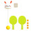 (Rabbit Style) Tavolo da ping pong da interno, portatile, per allenamento individuale e per bambini. 2