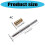 (Style A) Easy Install Stainless Steel Pool Cue Joint Pin Insert Screws Fittings Accessory 3