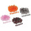 (Orange) 100pcs Orange d6 Polyhedral Dice for Gambling Lovers 3