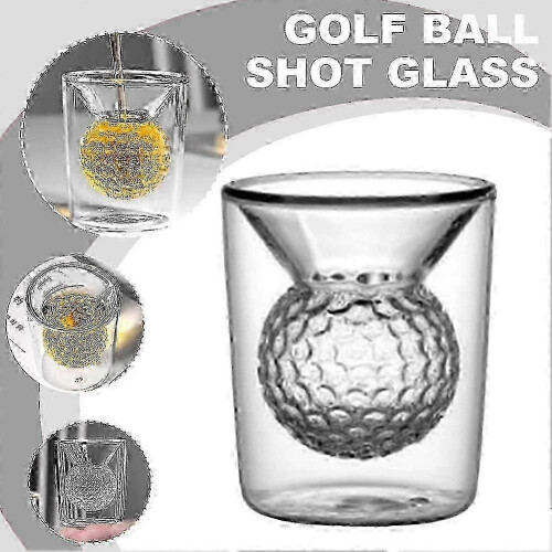 (Transparent 2pcs) Glasmuggar för golfbollar för spelrumstillbehör 2
